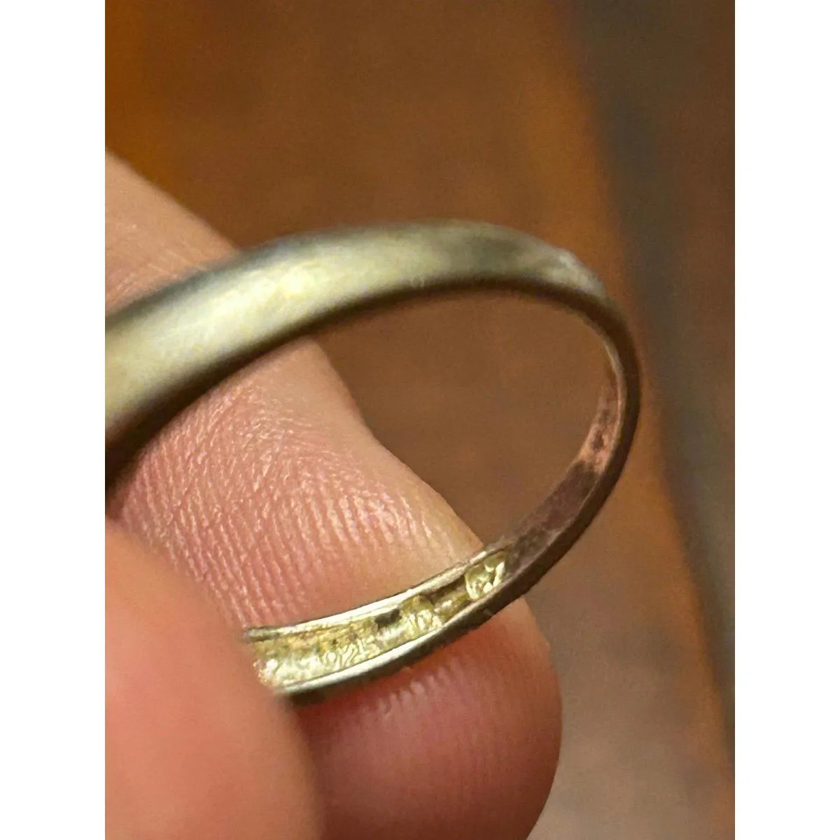 ring band sterling silver 925 beautiful unique size 5.5 - Image 6