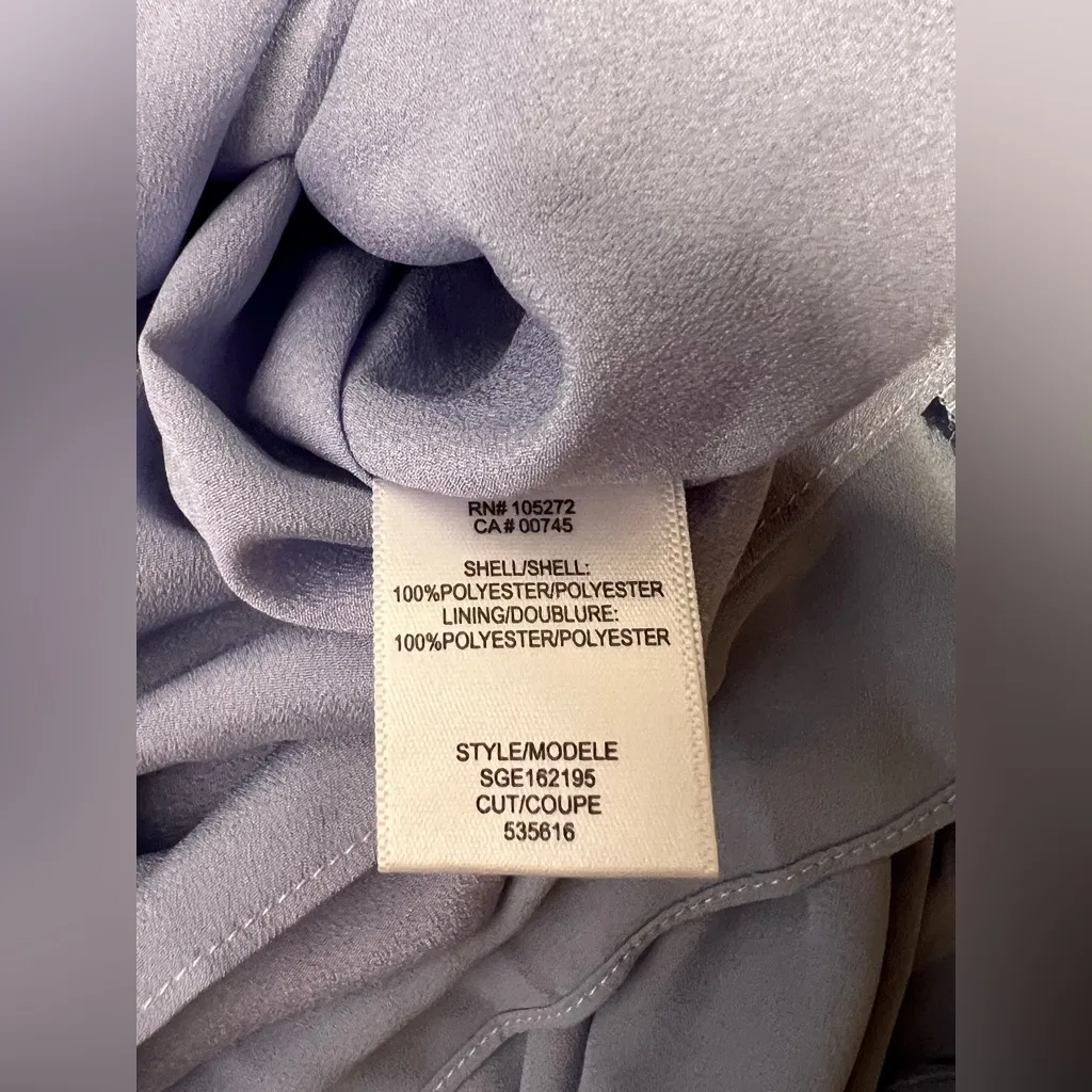 Halston Heritage Mock Neck Sleeveless Cape front dress | 14 NWT - Image 9