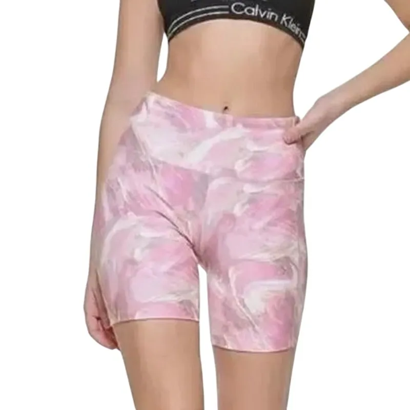 Calvin Klein Printed Side Pocket Bike Shorts in Pink, Size Large, New with Tag - Image 2