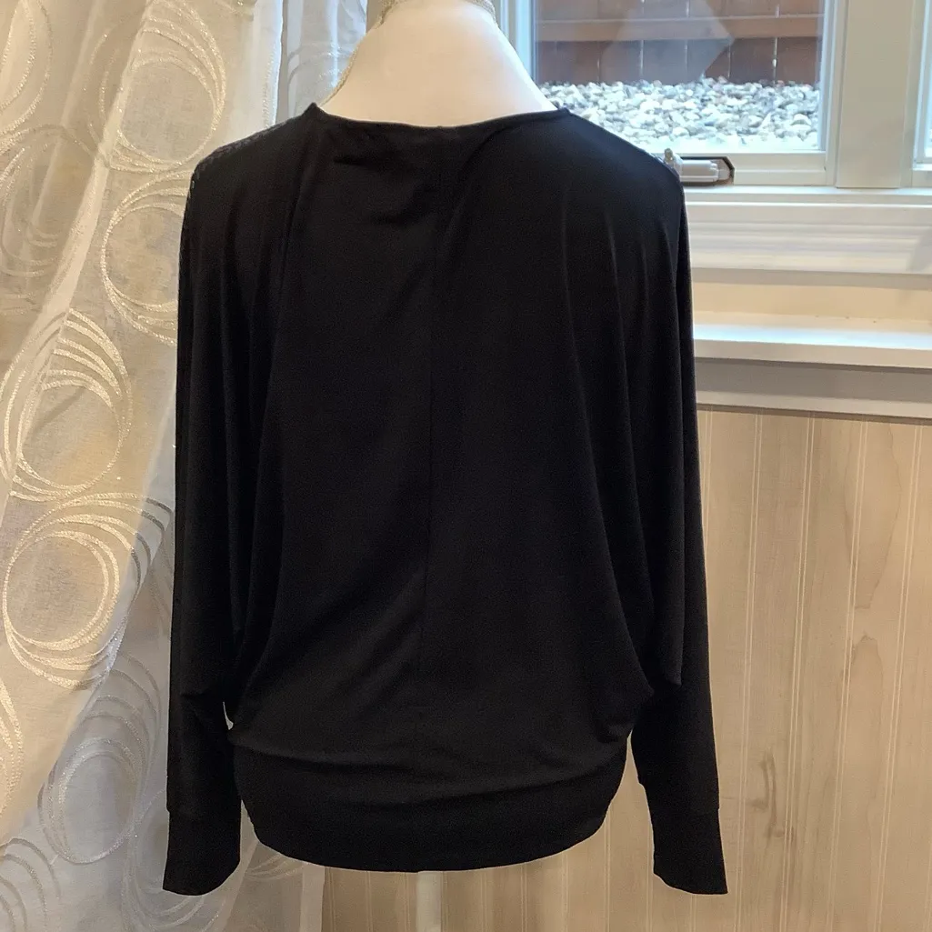 VERY DRESSY BEADED TOP 🌹🌹🌹 Black Size M - Image 7