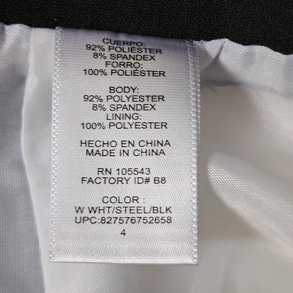 Narciso Rodriguez for Design Nation Neutral Colorblock Pencil Skirt Size 4 - Image 7