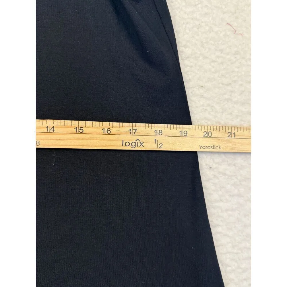 Eileen Fisher Women’s Asymmetrical Mesh Hem Sleeveless‎ Jersey Dress Size Medium - Image 6