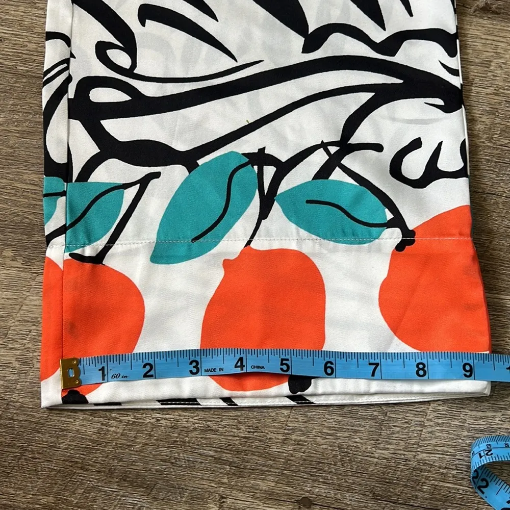 NWT STAUD Cropped Oscar White Citrus Pant Size 6 - Image 4