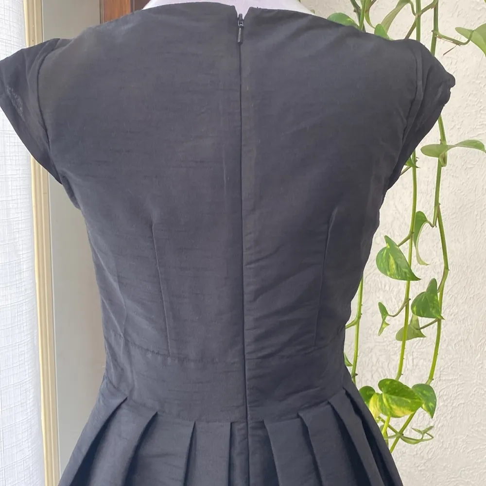 eShakti Black Midi Dress with Timeless Elegance Quincy Bridesmaid Dress SizeXs-2 - Image 6