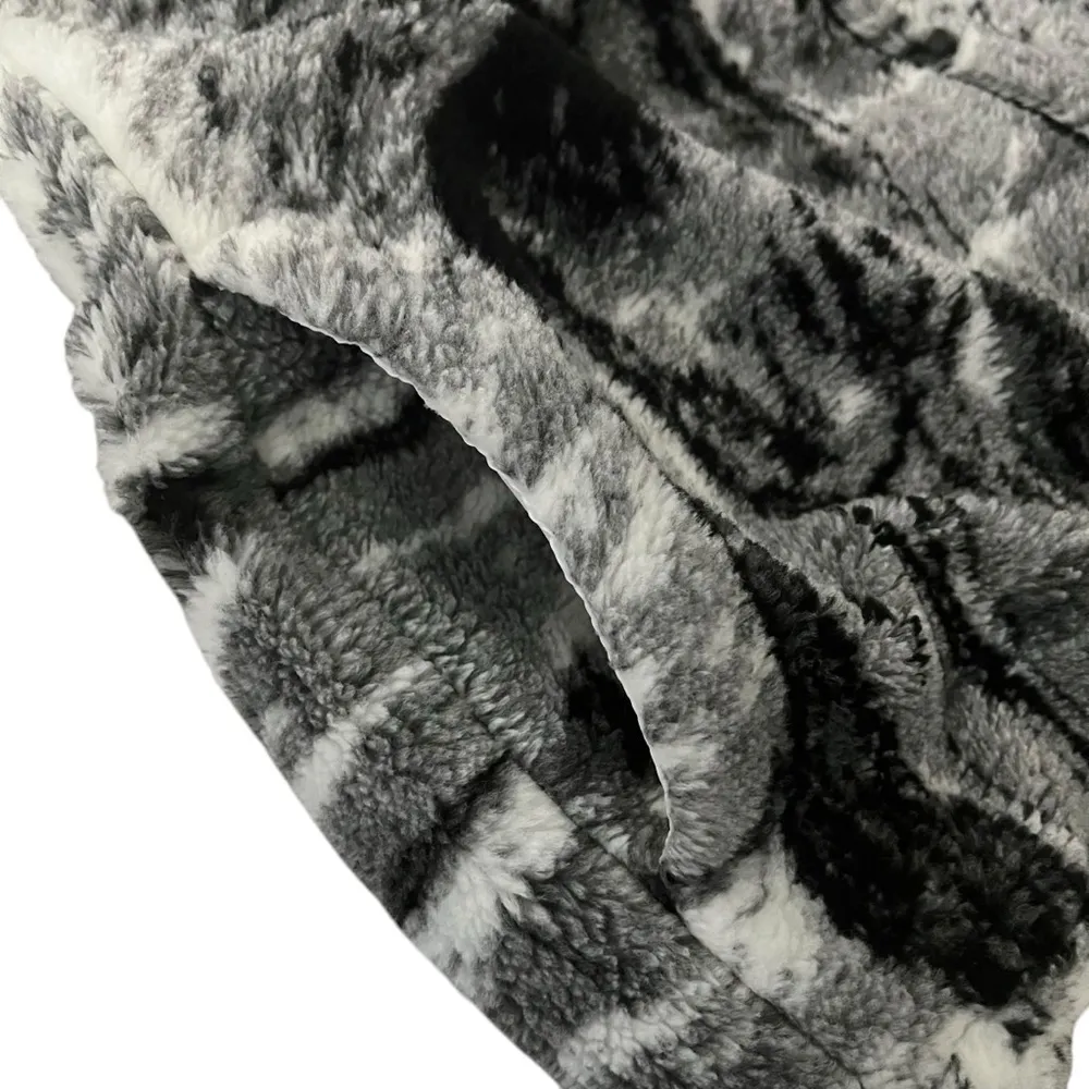 Vintage Glacier Gear Outdoor Faux Fur Zip Front Jacket, Sz M White Size M - Image 12