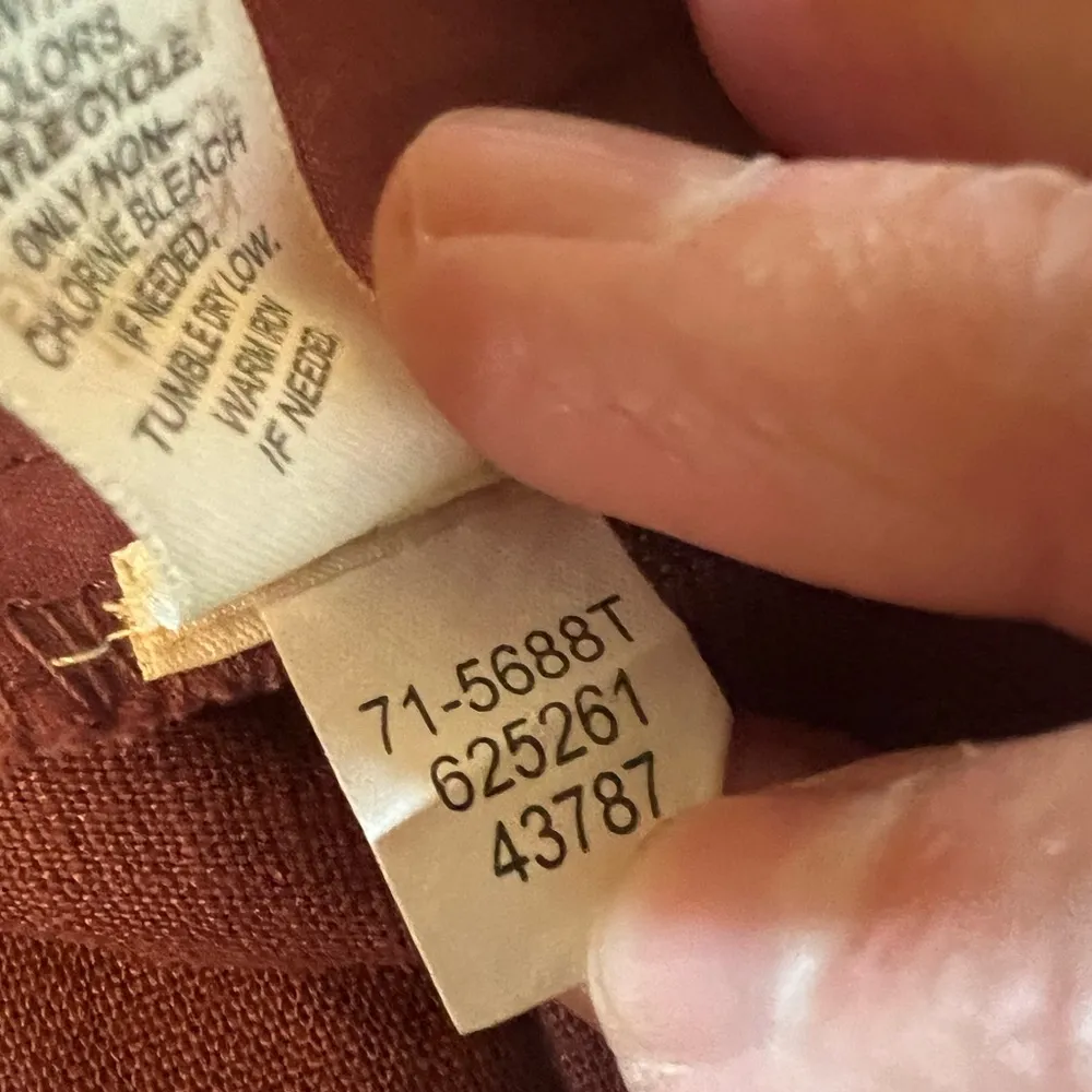 J. Jill Linen Skirt Long Modest Church Pockets Vintage NWT Size XL Tall XLT - Image 13