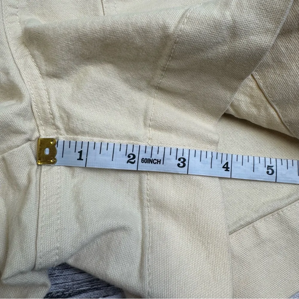 A New Day Women's Pale Light Yellow Stretch Chino Shorts 6 Casual Summer Texture - Image 10