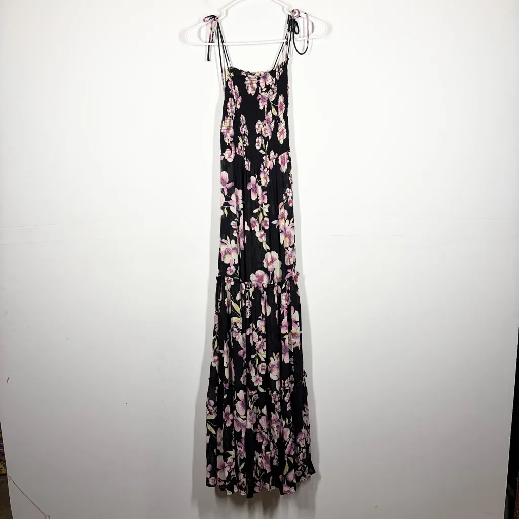 Free People Garden Party Floral Maxi Dress Size XS - Image 4