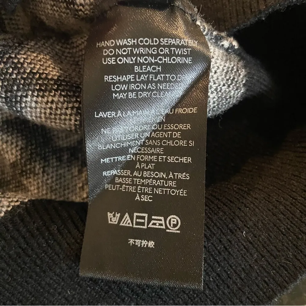 Maeve Anthropologie Sunshine in my Heart Cozy Sweater Size XS Black White Sun - Image 9