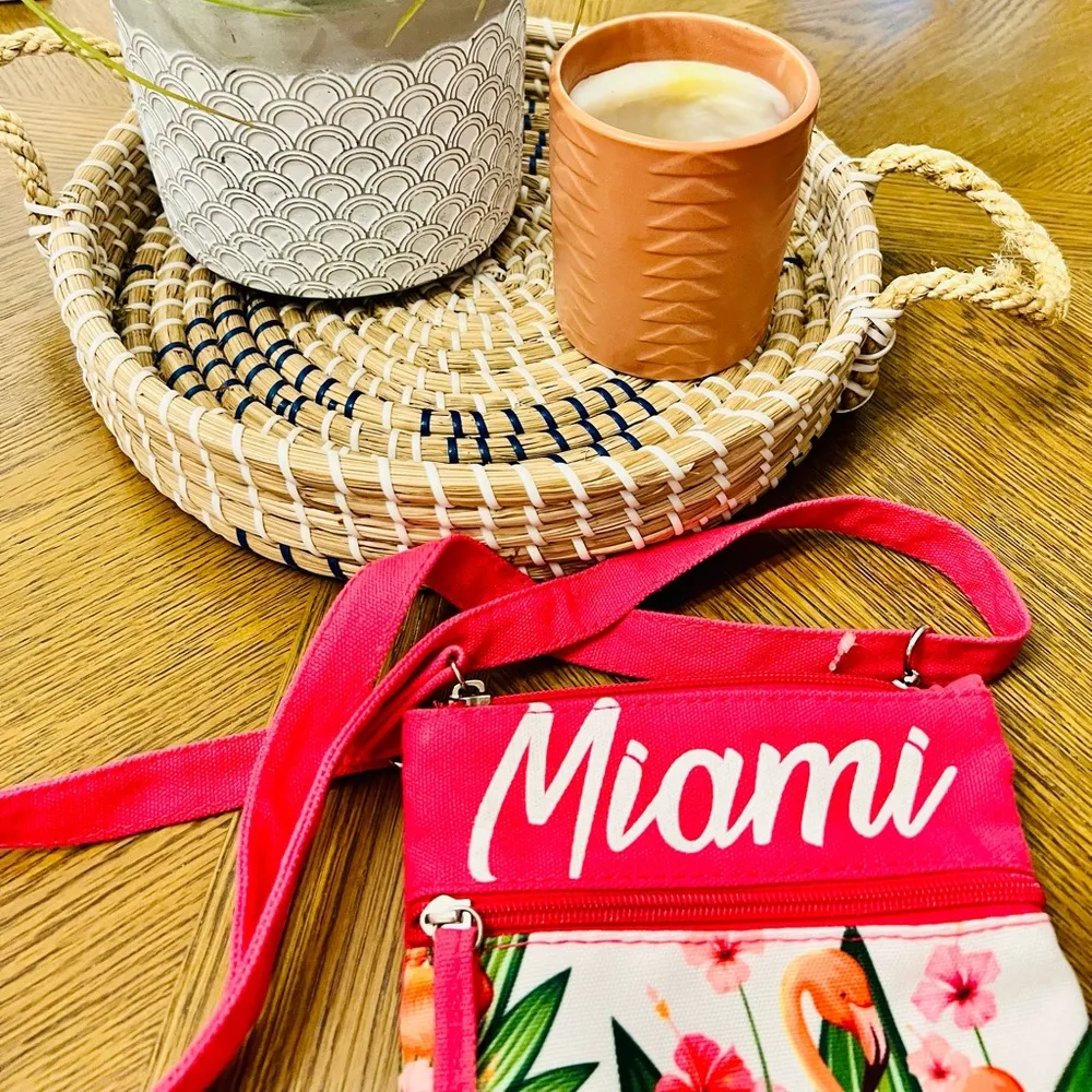 Miami Flamingo Pink Crossbody Bag NWOT 🦩 - Image 3