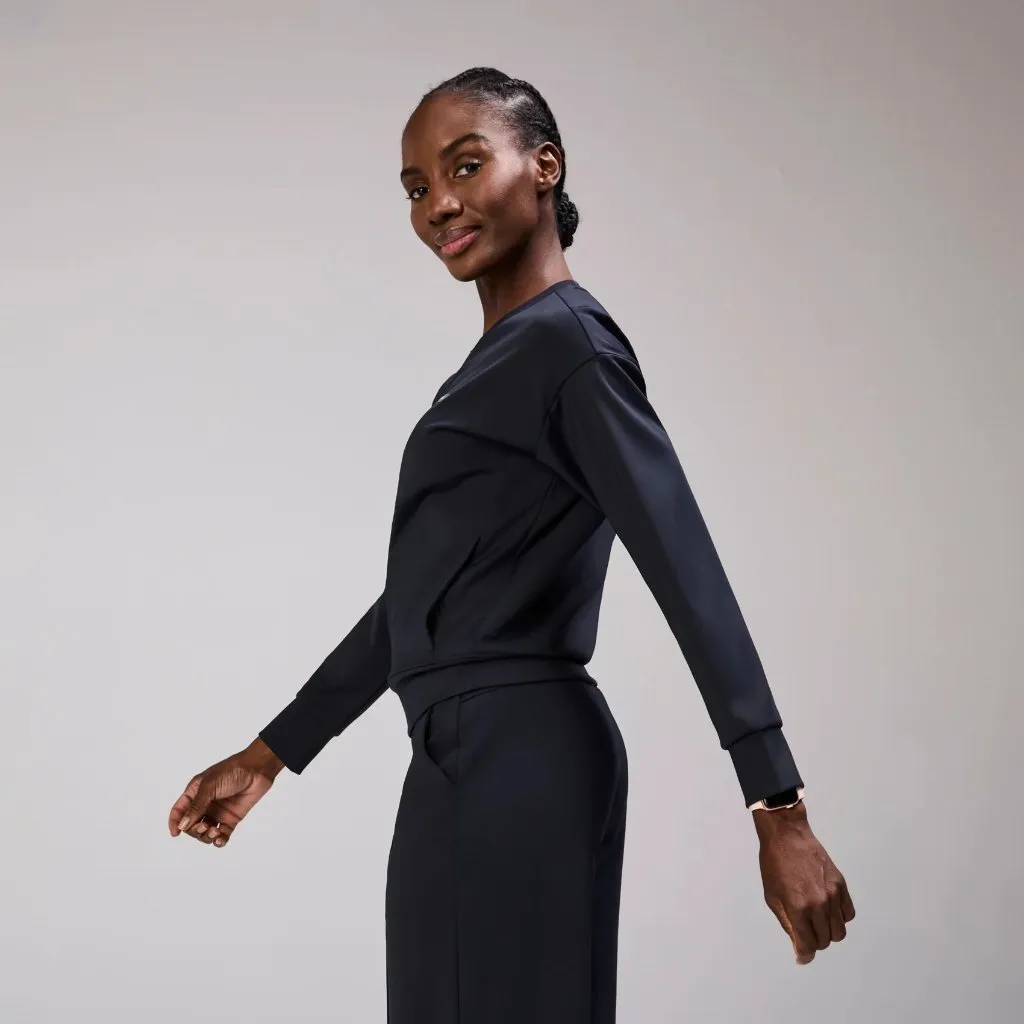 Figs Cornelia FORMx Crewneck Scrub Top in Navy, Size X-Small - Image 2