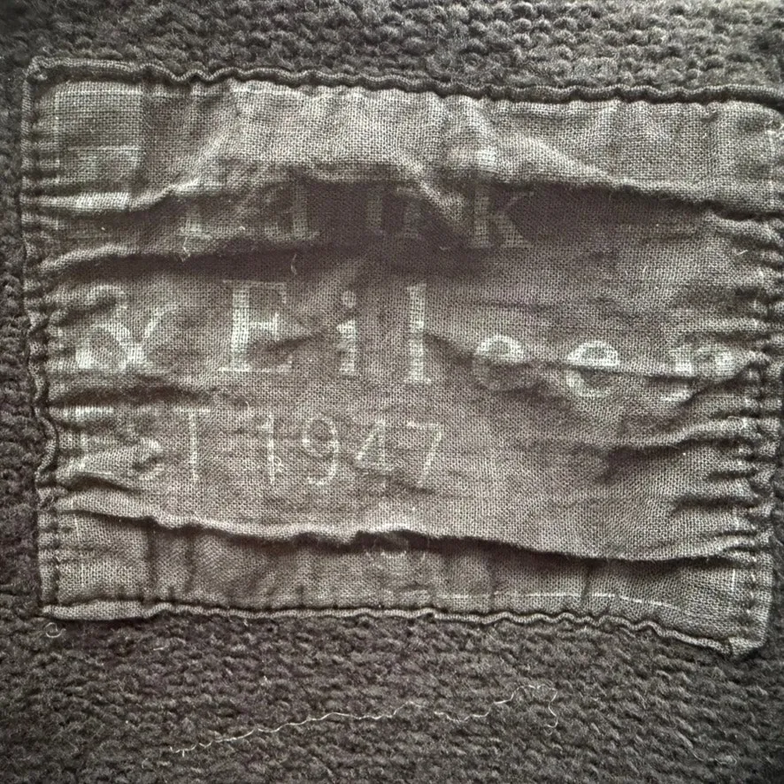 Frank & Eileen Isabelle Funnel Neck Dress Black Fleece Size Small Midi Cotton - Image 7