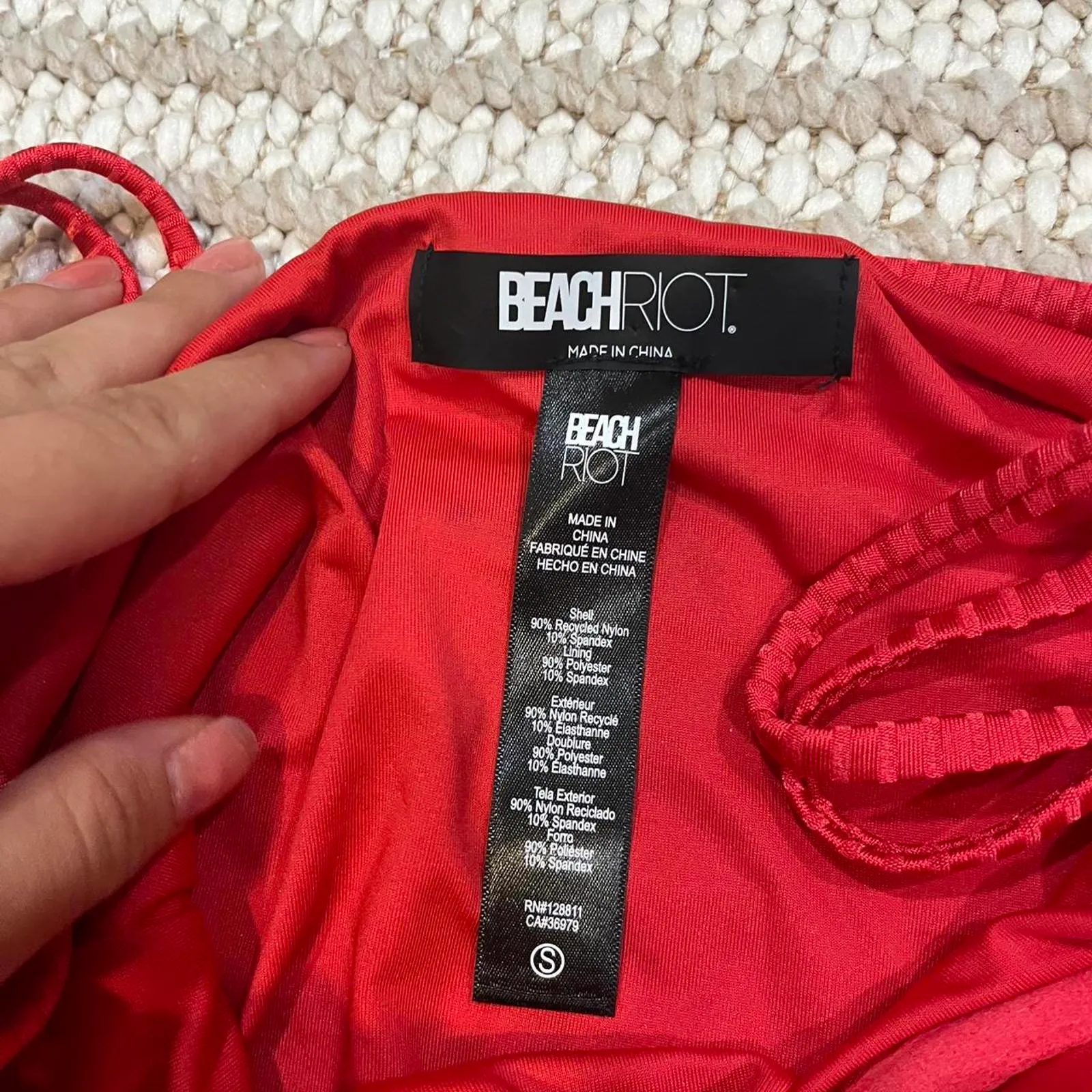 Beach Riot One Piece Lace Holly Jolly - Image 6