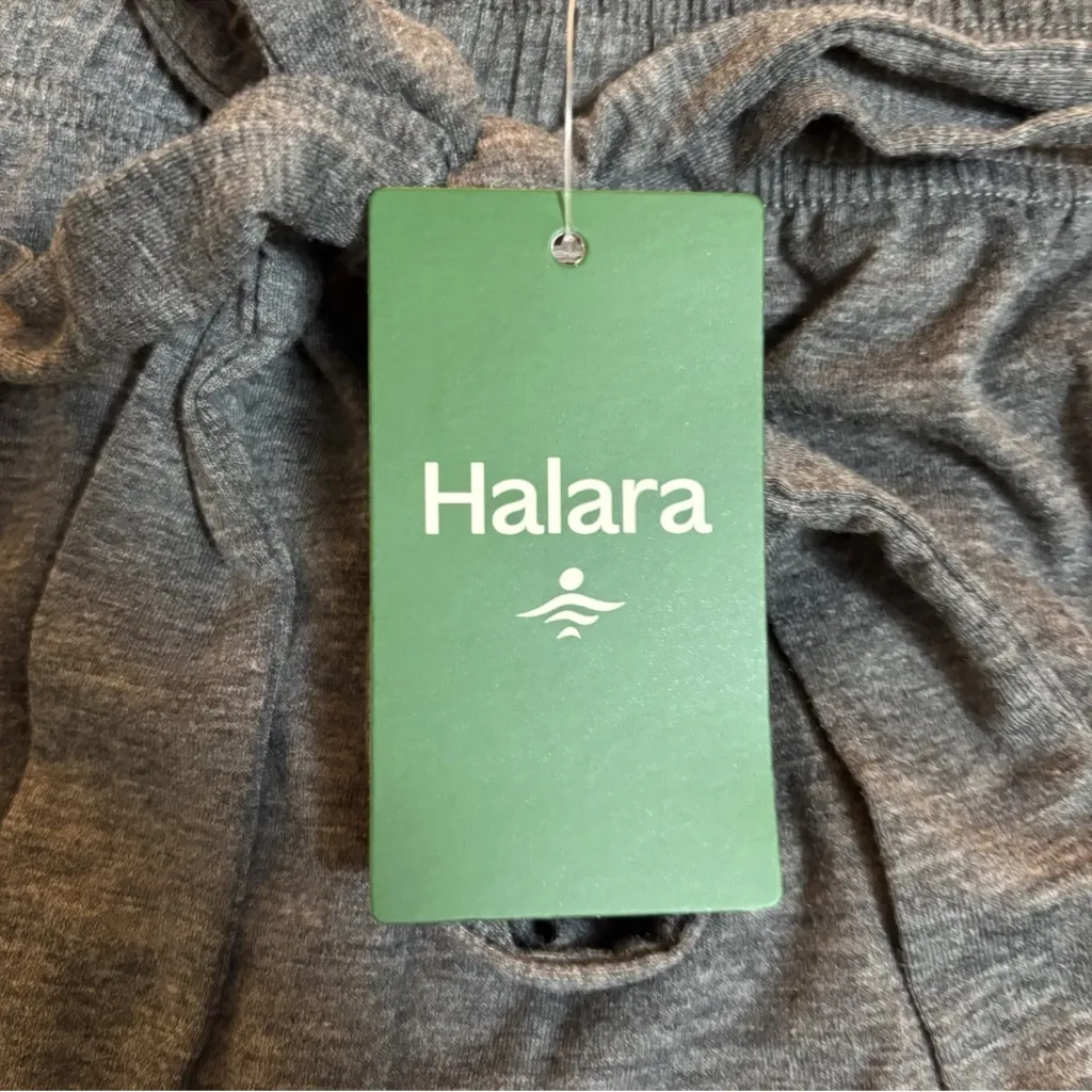 NWT HALARA high waisted belted cuffed tie belt  Women's Cargo Shorts size S. - Image 6