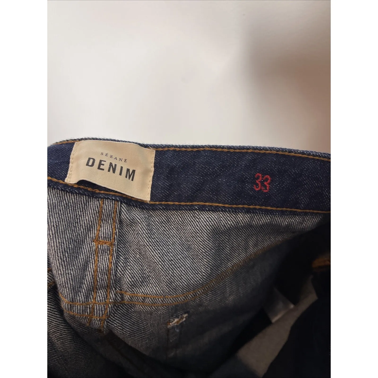 New‎ Sezane Brut Sexy Jeans in Indigo Size 33 - Image 11
