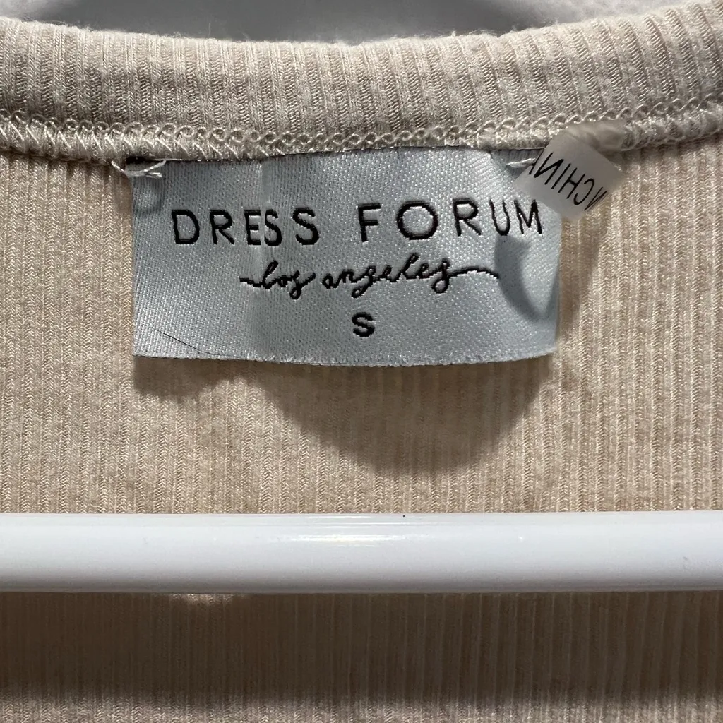 Cream Button-Up Bodysuit - Image 2