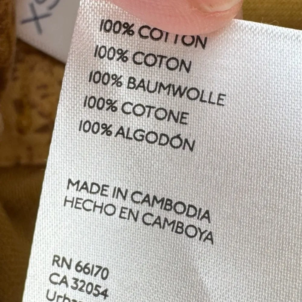 Anthropologie Pilcro The Cottage Mustard Yellow Twill Cargo Pant - Image 11