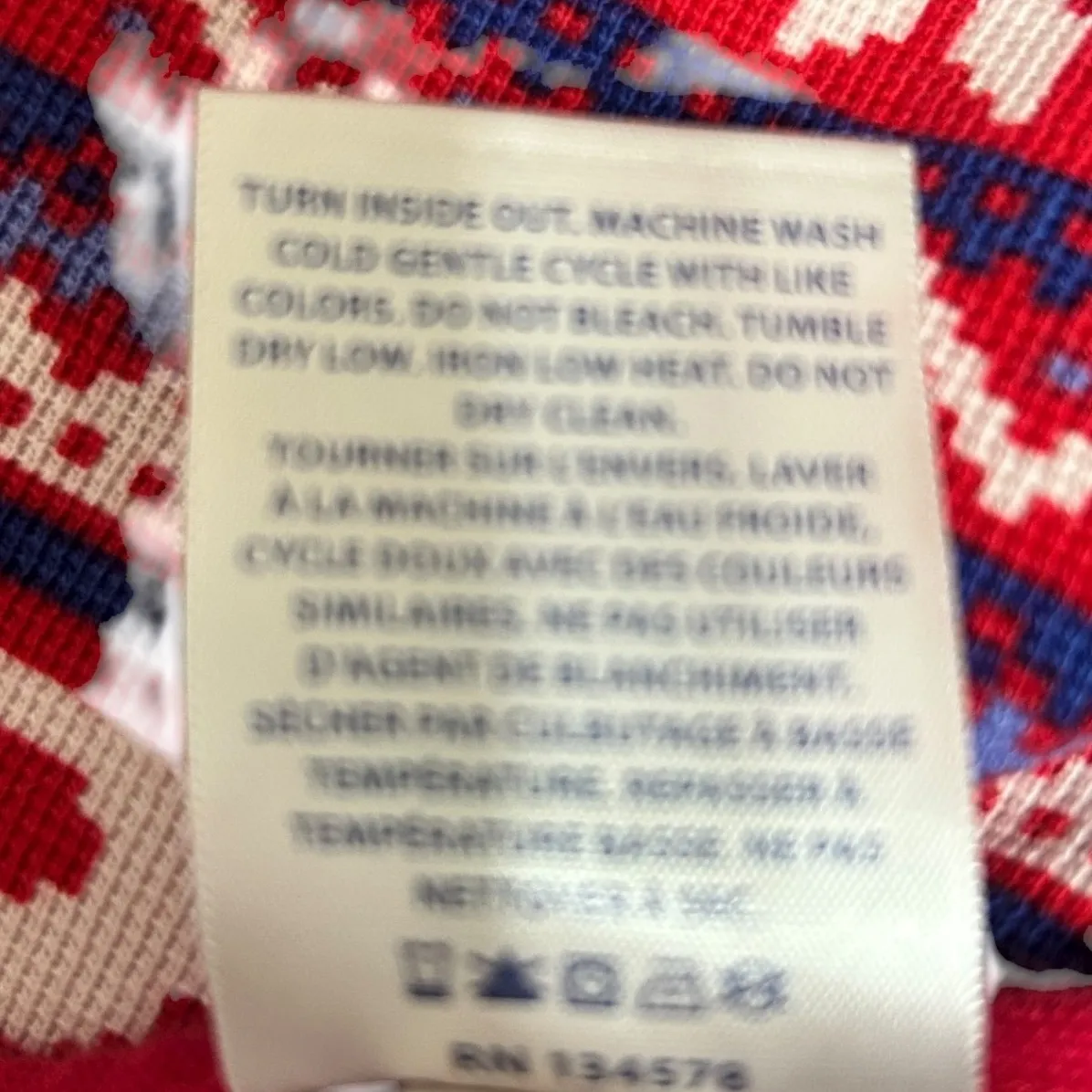 Vineyard Vines Womens Pajama Set XS Pink Fair Isle Whale Thermal Cozy Loungewear - Image 7