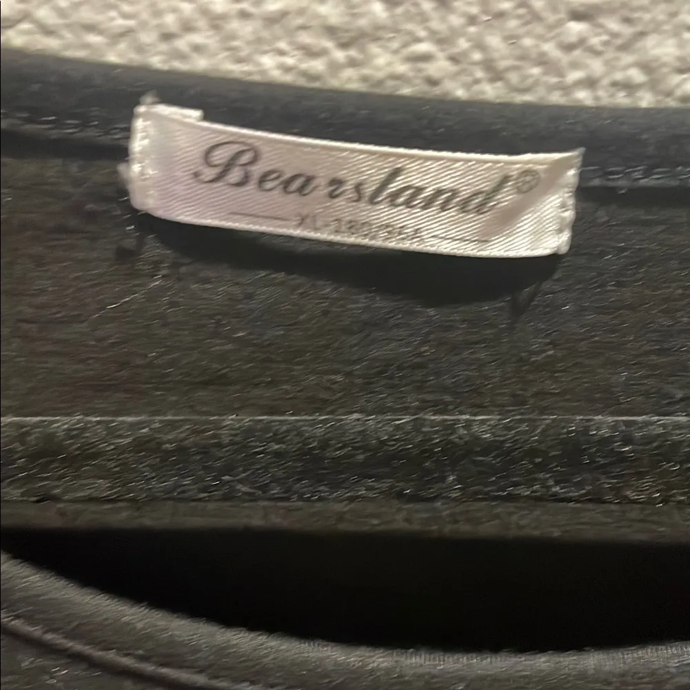 Bearsland Black Nursing Dress Size L - Image 2