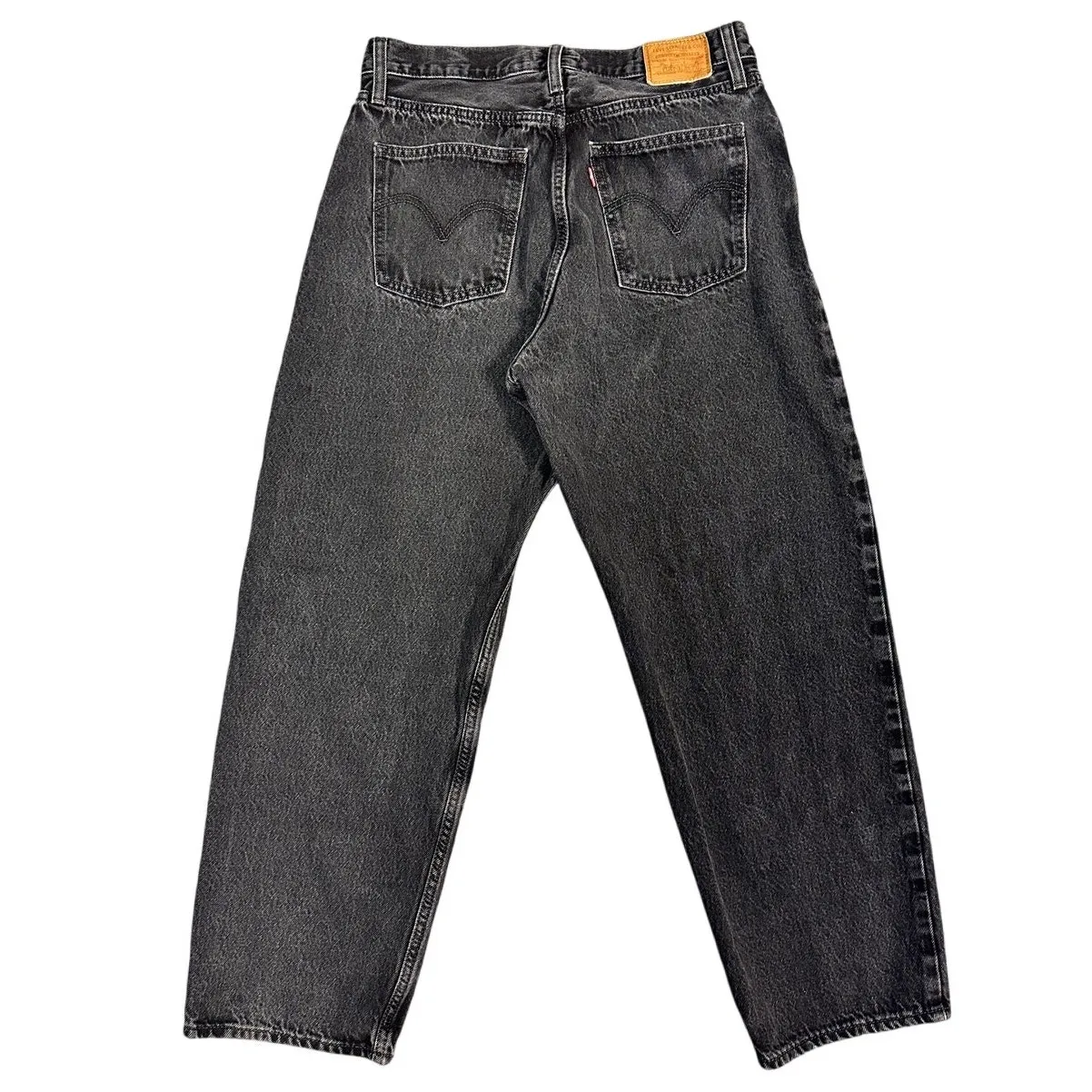 Levi’s Premium Washed Black Dad Jean Relaxed Fit Denim Straight Leg Casual 31x30 - Image 2