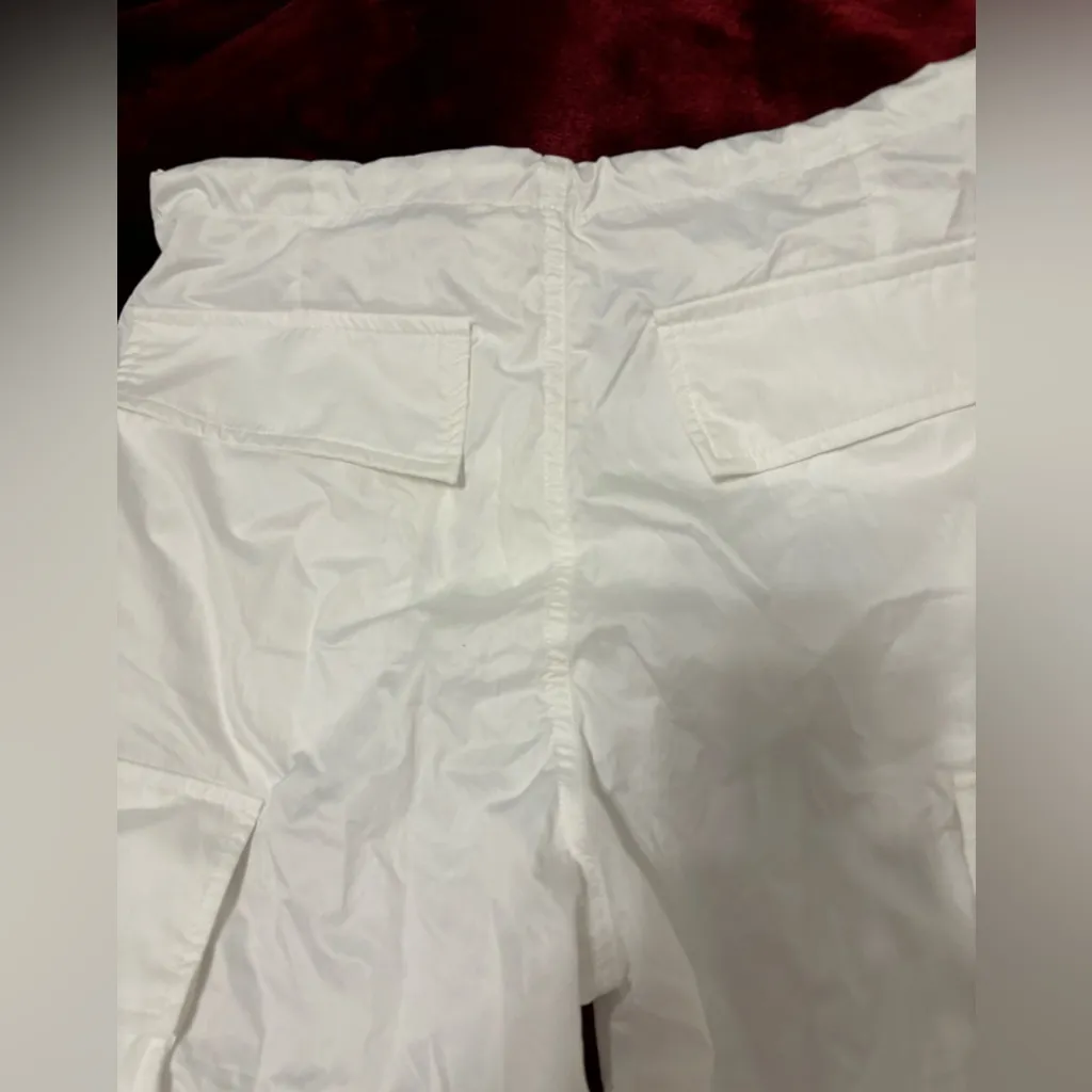 Cargo pants white nylon Size Small - Image 5