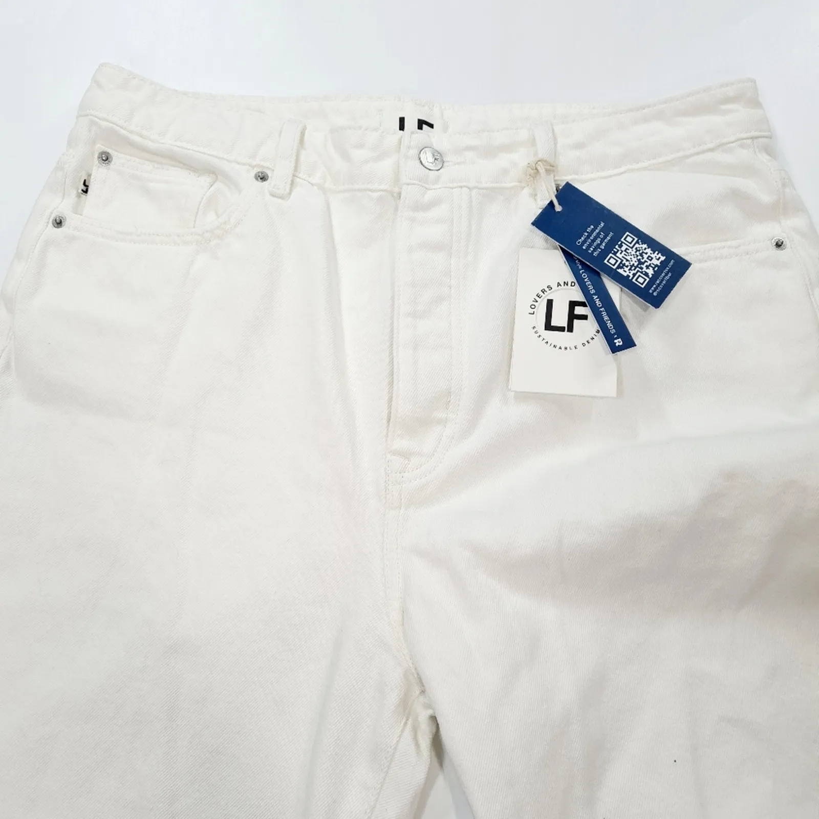 Lovers and Friends Ryan High Rise Straight in Lighthouse Size 32 - Image 6