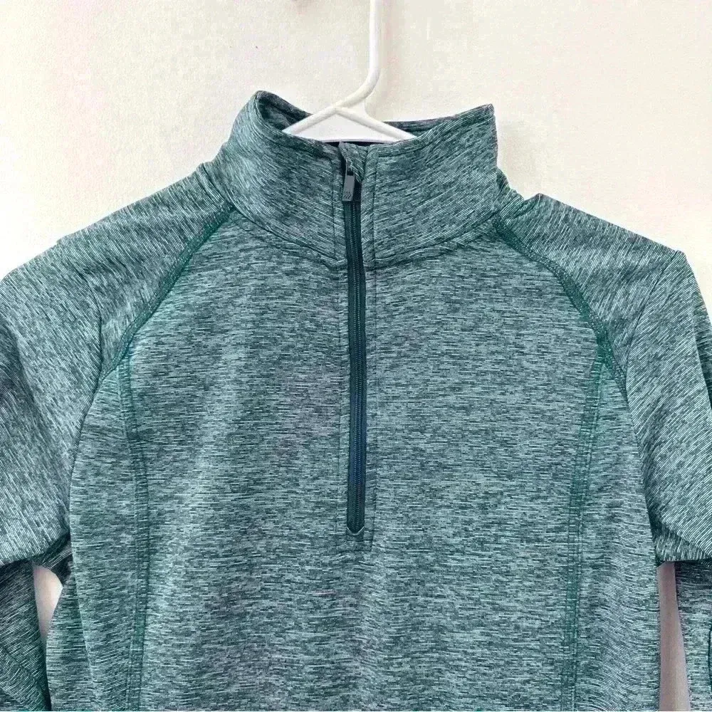 All In Motion‎ Women's Green 1/2 Zip Pullover Athletic XS - Image 2