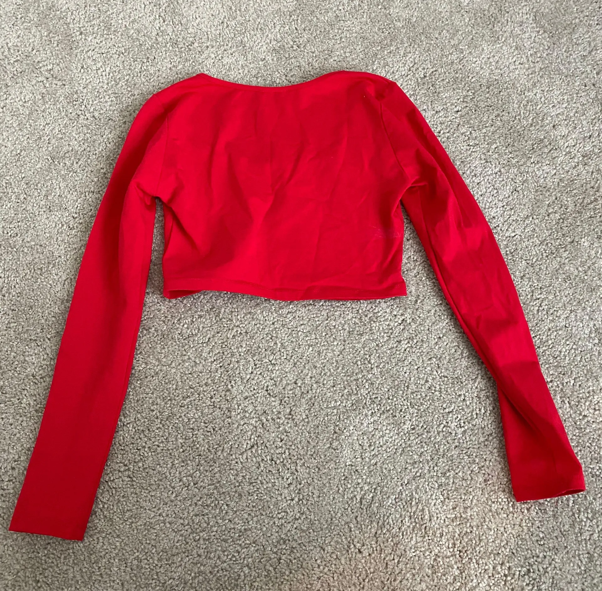 SheIn Red Crop Top - Image 2
