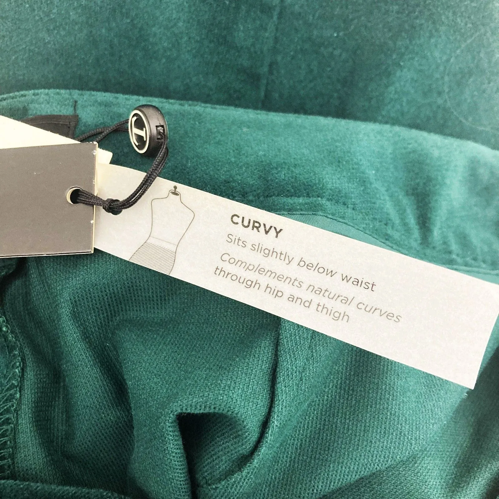 Talbots Velvet Slim Ankle Pants 4 Curvy Fit Emerald Green NWT - Image 14