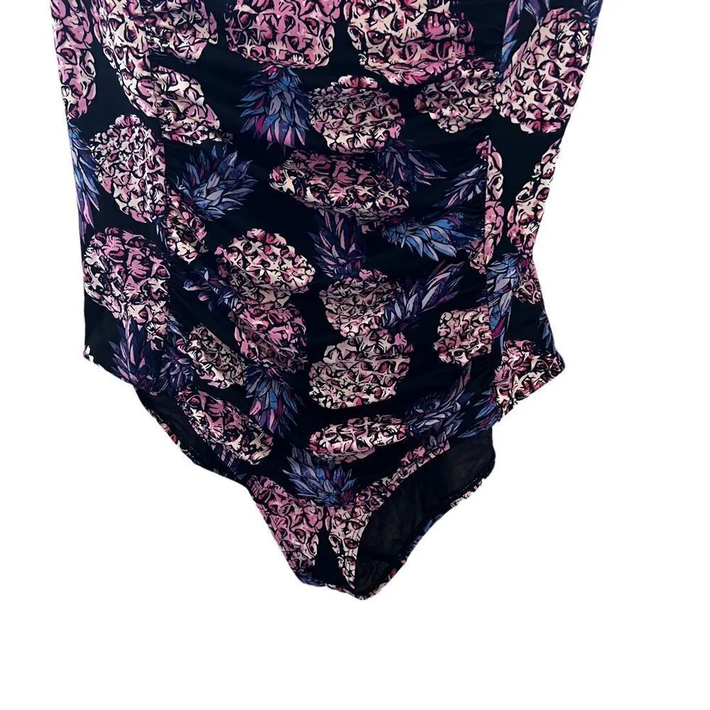 Torrid Slimming Pineapple Print One-Piece
Swimsuit - Size 2X - Image 4