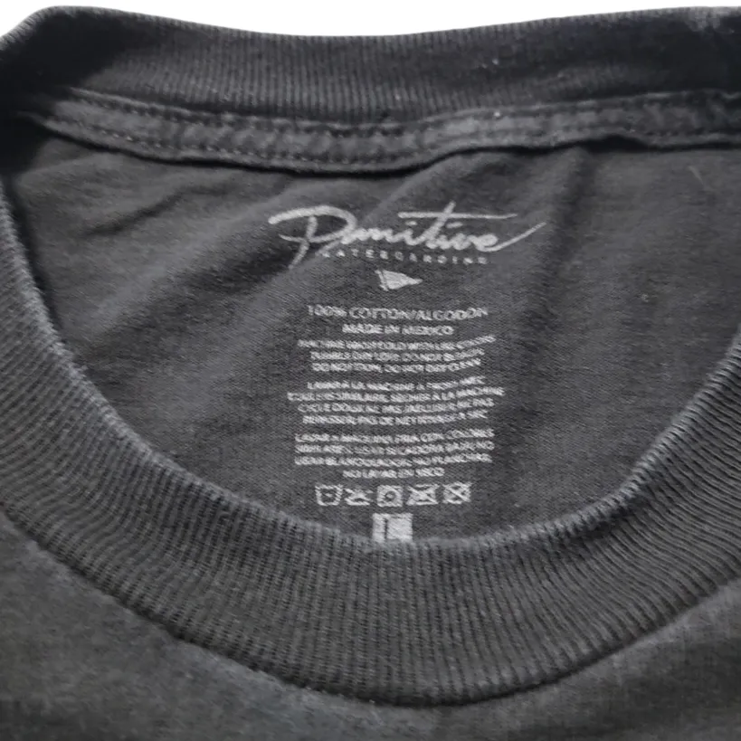  Skateboarding Shirt Size Large Primitive One Step Beyond Graphic Print Unisex T-shirt - Image 5