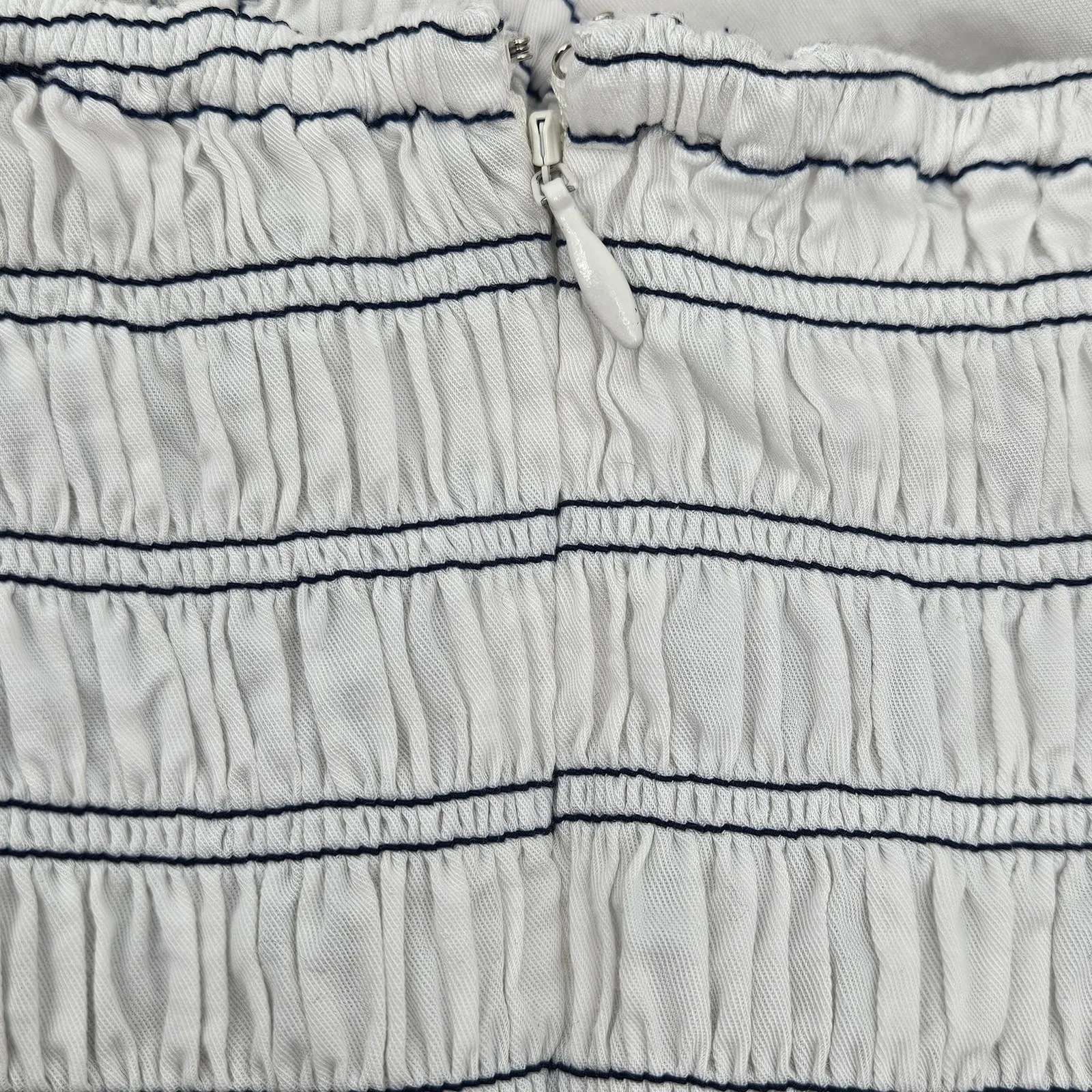 Saylor Adalene Midi Dress‎ Pinstripe Sun Dress Sundress Size XL Preppy - Image 13