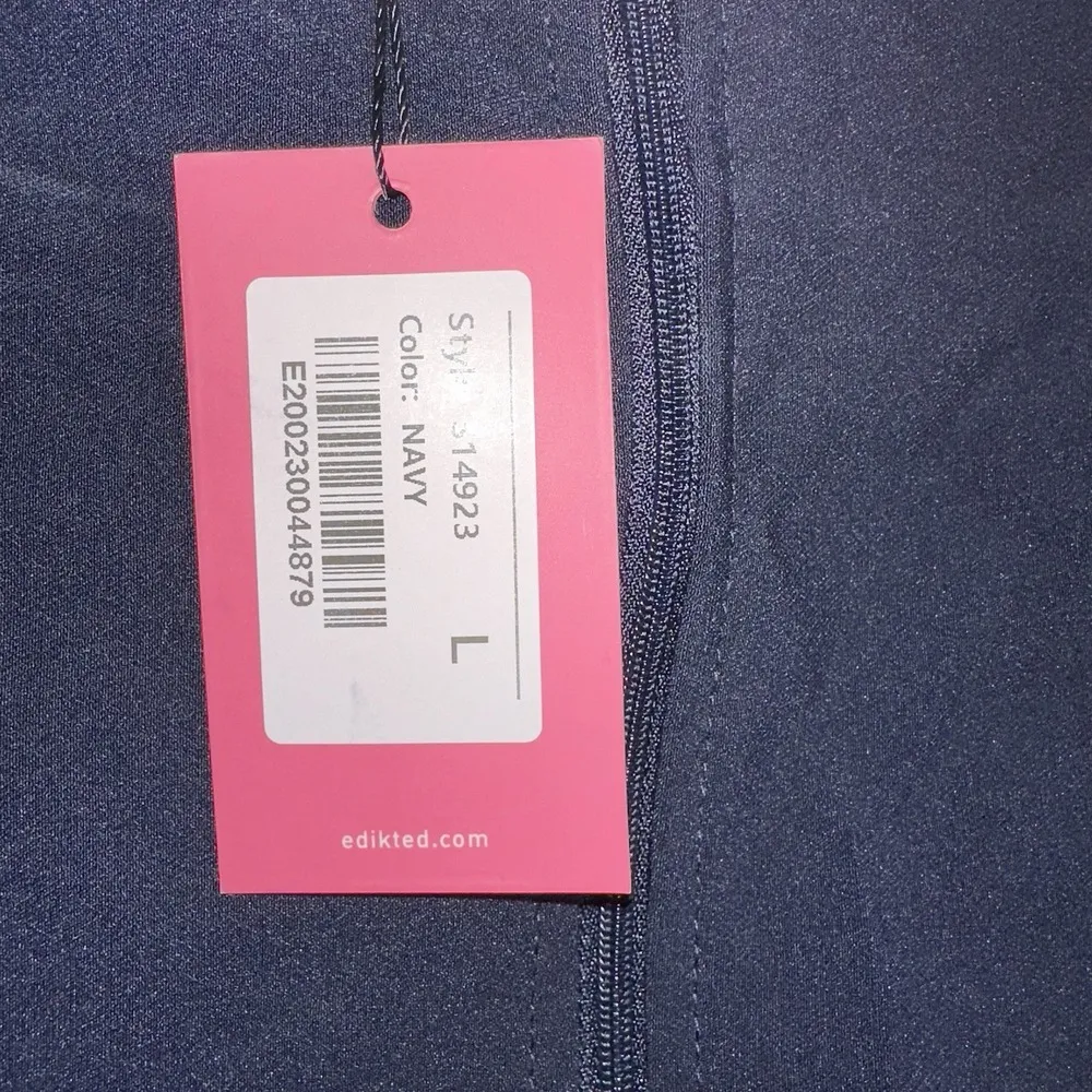 Edikted Womens Blue Detail Lacey Bust Cupped Y2K 90's Corset Top Sz L MSRP $72 - Image 3