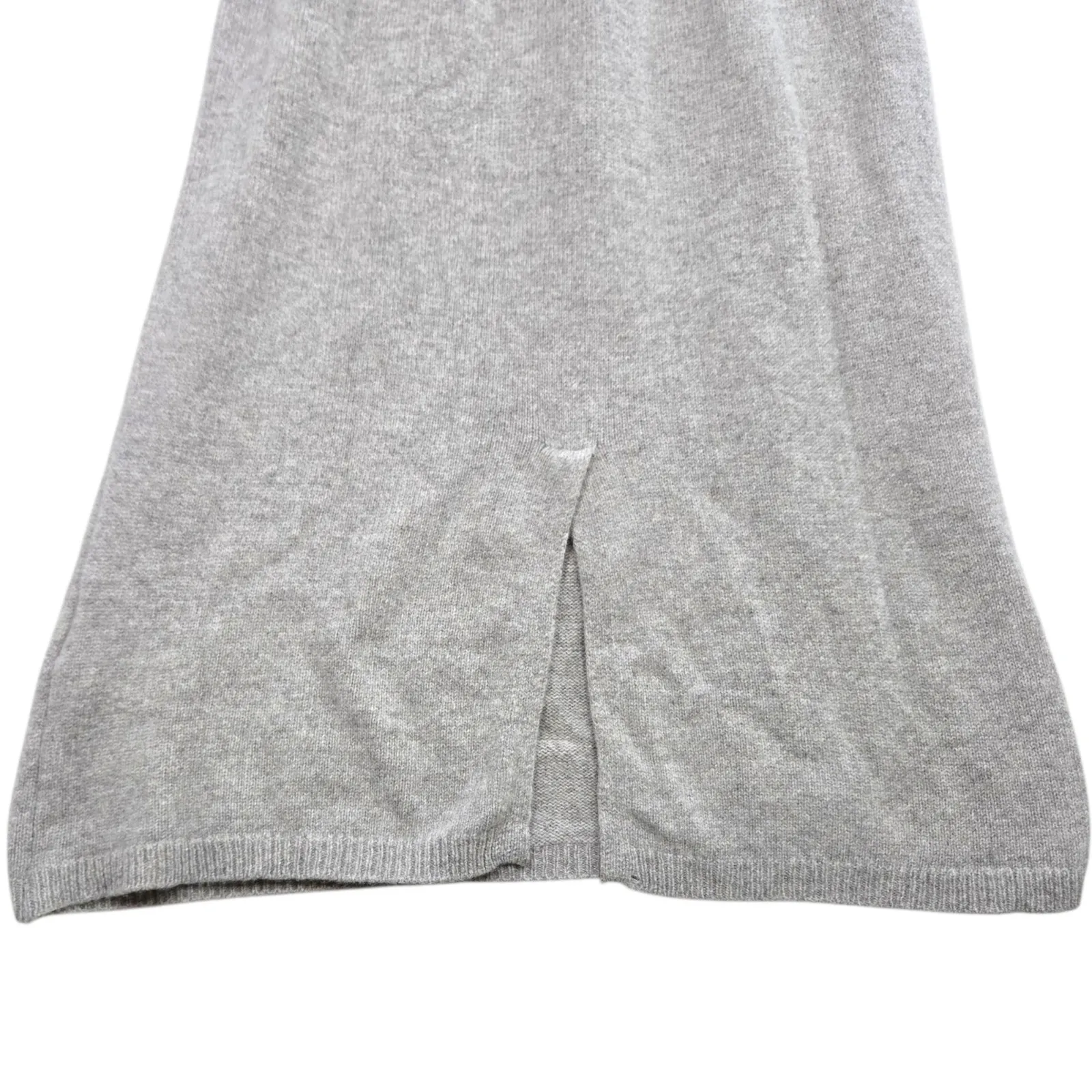 ba&sh Felicity Beige Wool Blend Knit Puff Sleeve Midi Sweater Dress Size Large - Image 12