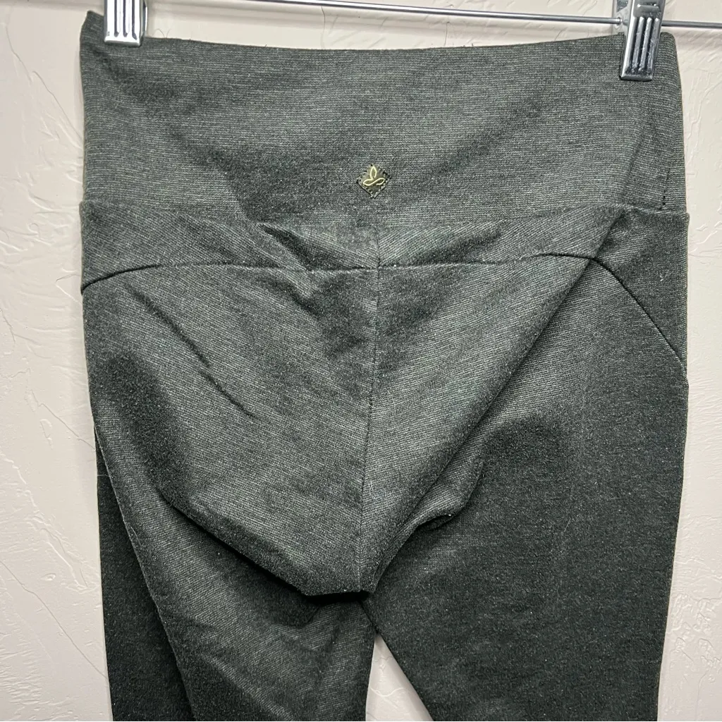 Prana Dark Forest Green Moto Knit Leggings - Image 8