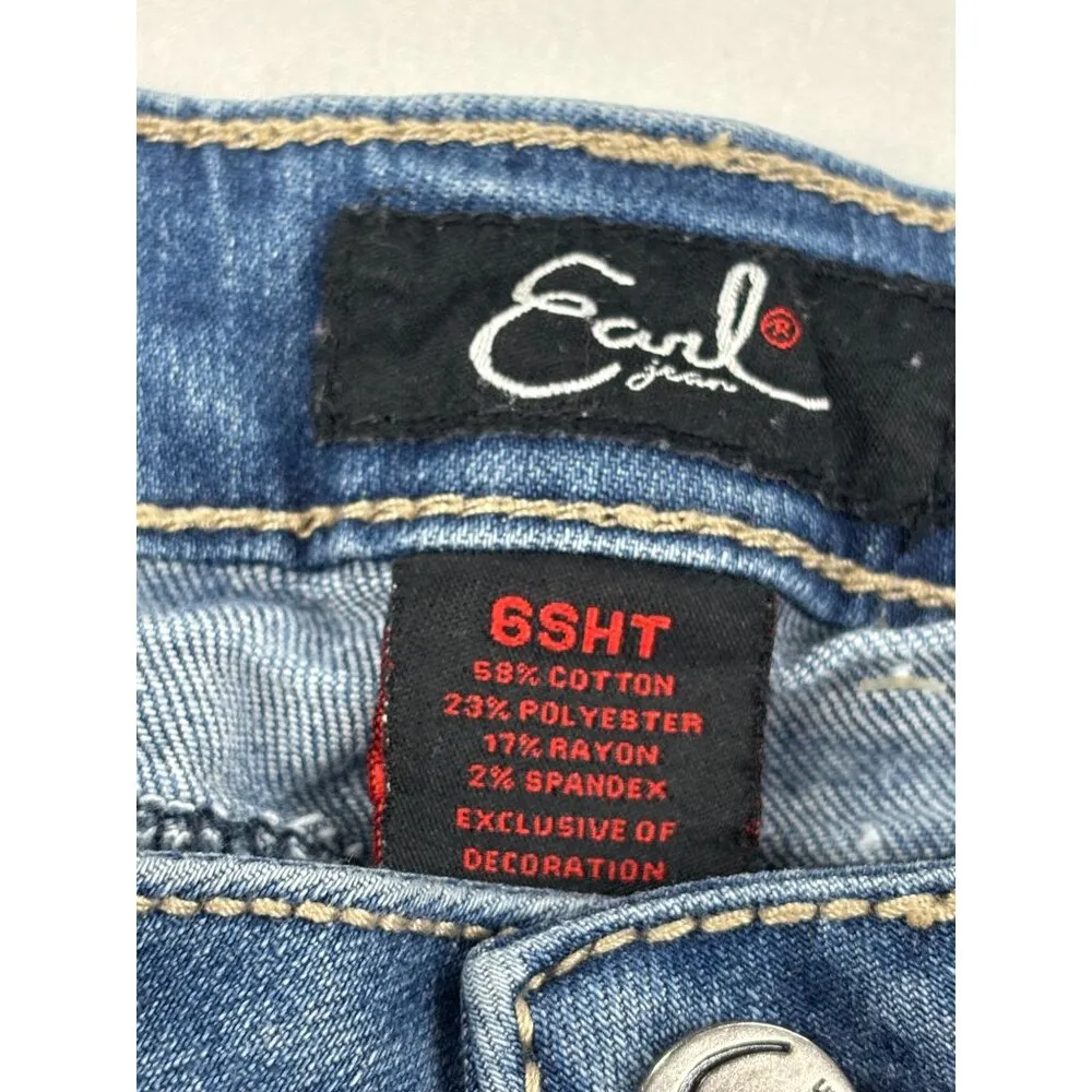 Earl Jeans Bootcut Jeans Womens 6SHT Rodeo Ranch Western Blue Size 6 - Image 3