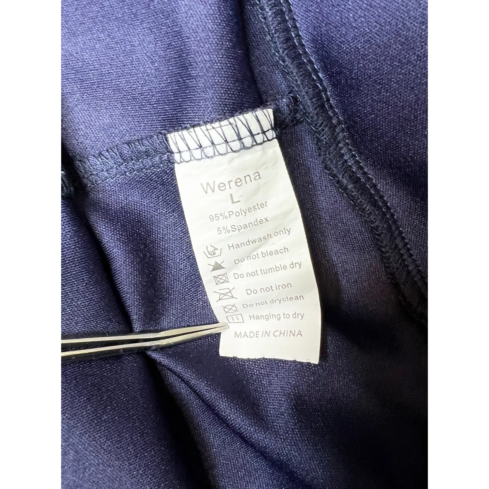 Werena Tennis Sportswear Skirt‎ Skort LARGE Activewear Serena Williams Blue - Image 8