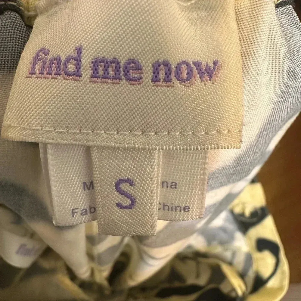 Find Me Now Vega moonstone yellow and black wide leg flowy pants - Image 6