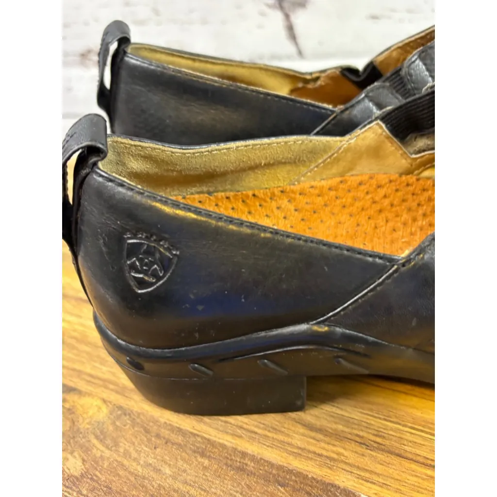 Women's Ariat Black Leather Mules & Clogs Size 7.5 - Image 3