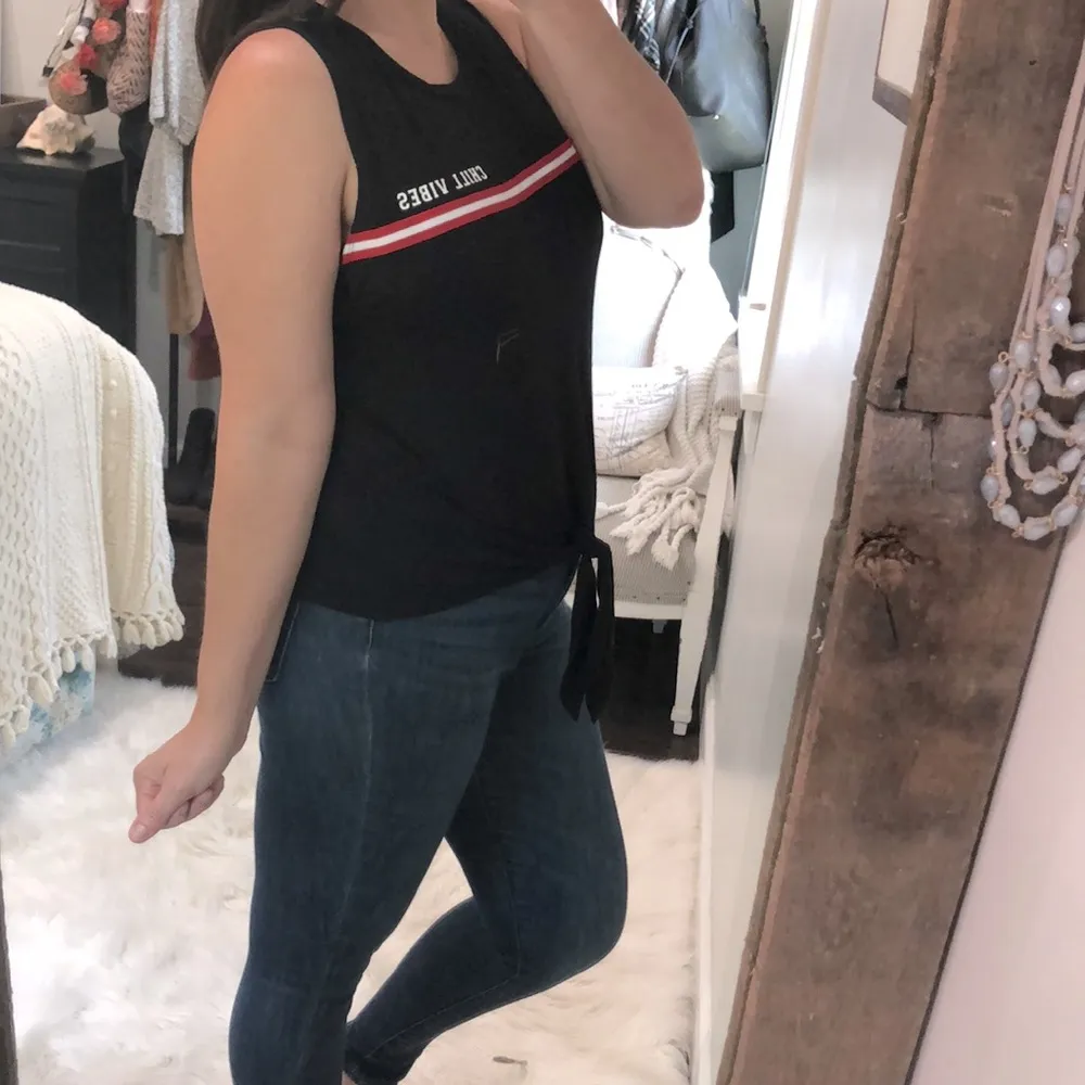 French Pastry large chill vibes retro tank top - Image 2