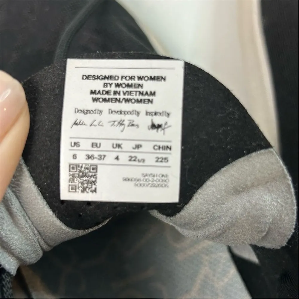 Saysh One Women's Black Sneakers Size 6 Lightweight Casual Shoes - Image 7