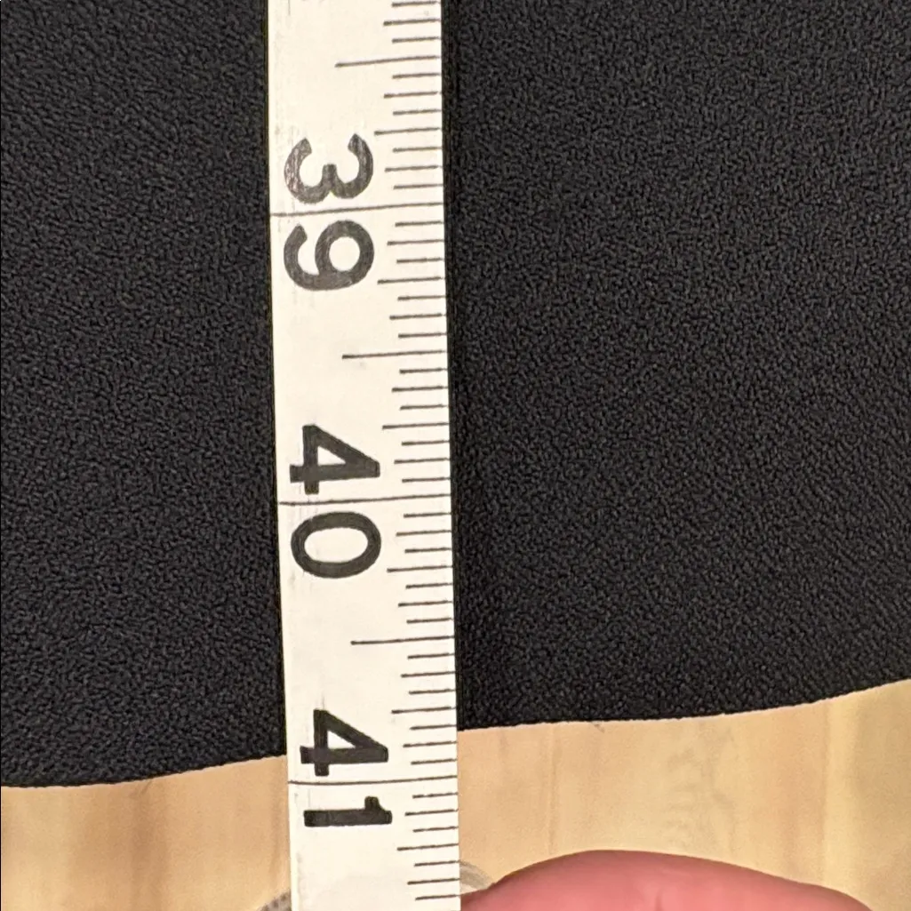 Vintage 1960s Handmade Shift Dress with Matching Belt Black Size L - Image 6