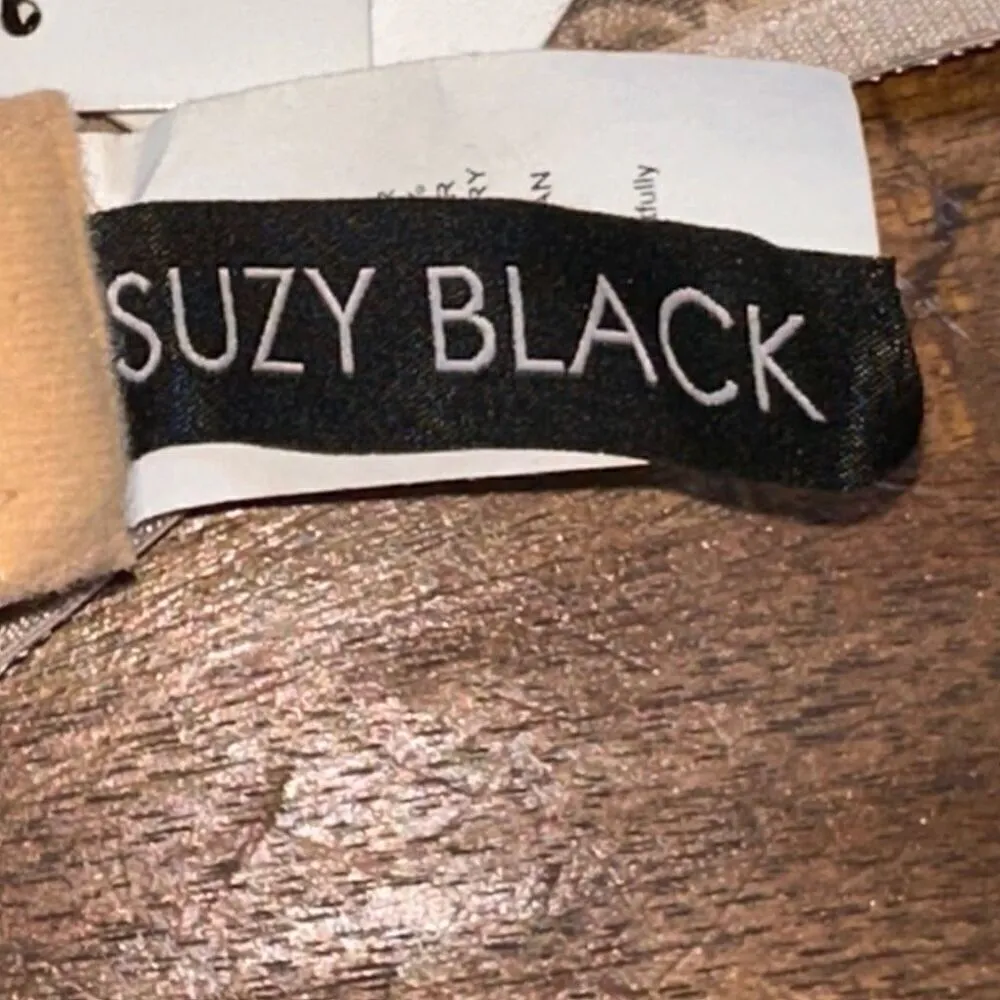 NWT Suzy Black Sadie Floral Appliqué Strapless Balconette Bra Pink Size undefined - Image 7