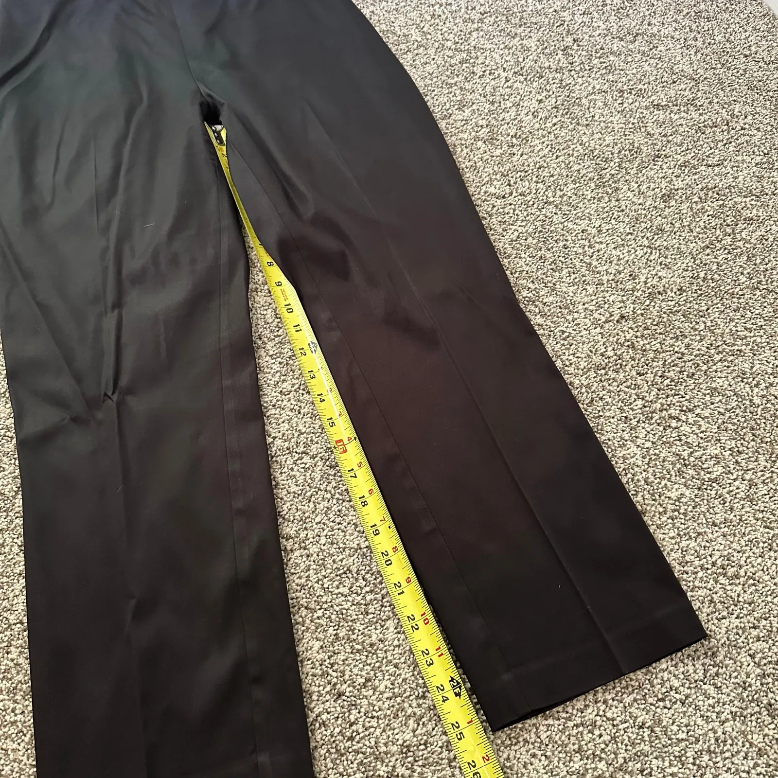 Jenni Kayne black straight leg dress pants size L - Image 8