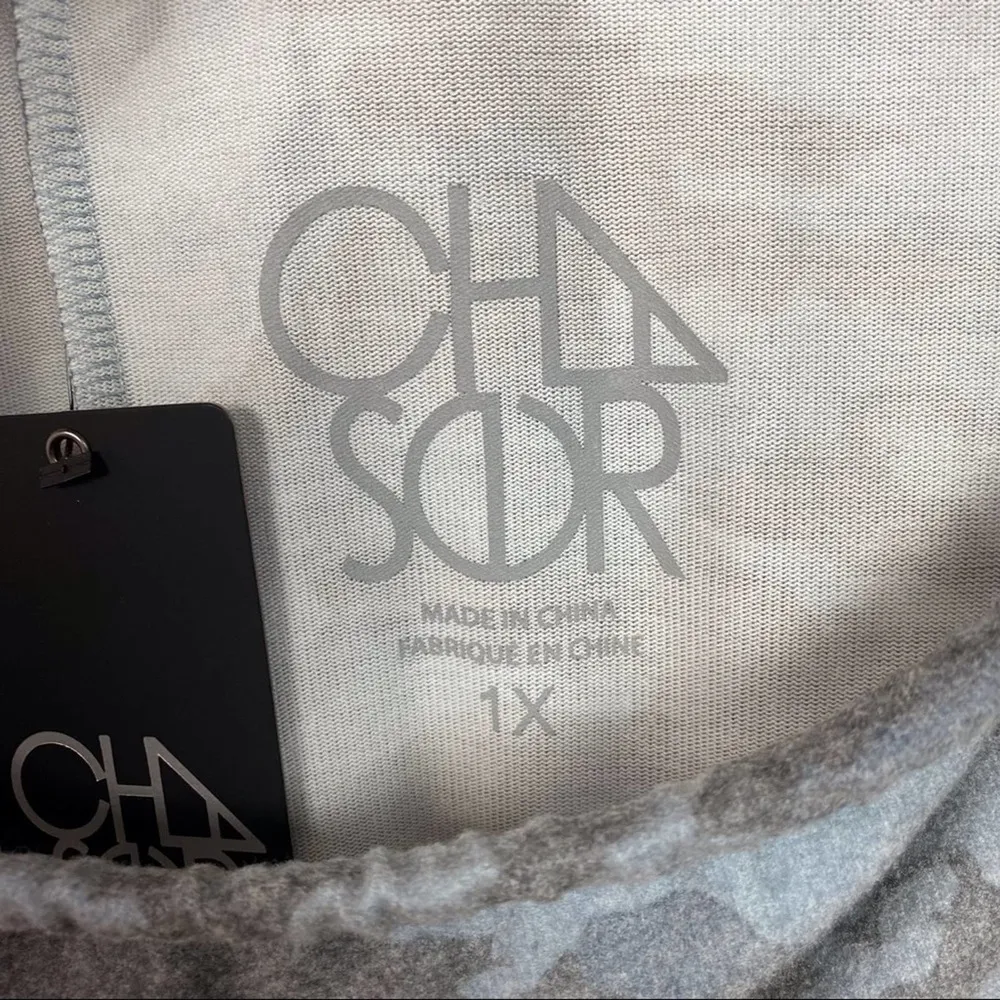 Chaser Blue Love Camouflage Love Brushed Knit Joggers Sz.1X NWT - Image 6