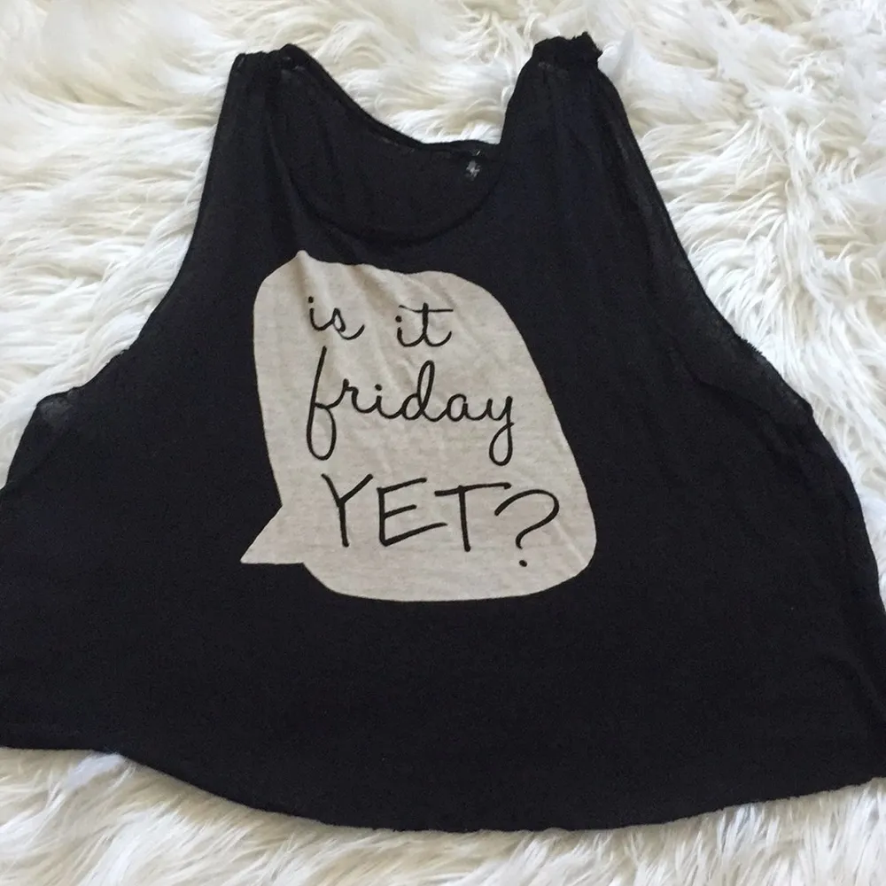 ⭐️ Is it Friday yet tank top - Image 2