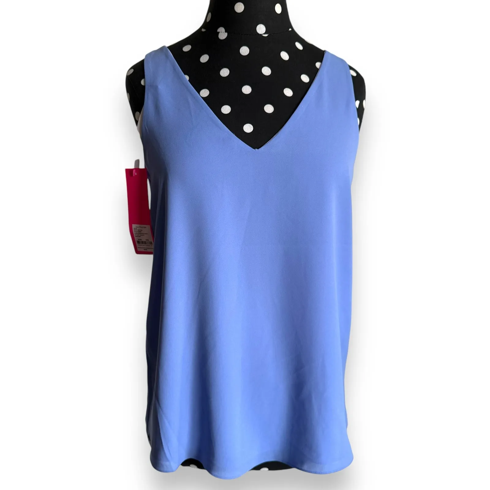 Lilly Pulitzer Womens Tank Top‎ Sz XXS Reversible Florin V-Neck Purple Iris NEW - Image 6