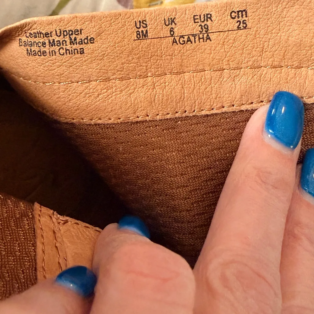 ANTHROPOLOGIE 8 Naya Agatha Weathered Distressed Taupe Studded Ankle Moto Boots - Image 2