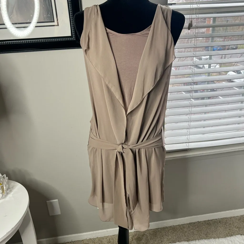 Intimissimi tank double layer‎ tie front small Tan - Image 10
