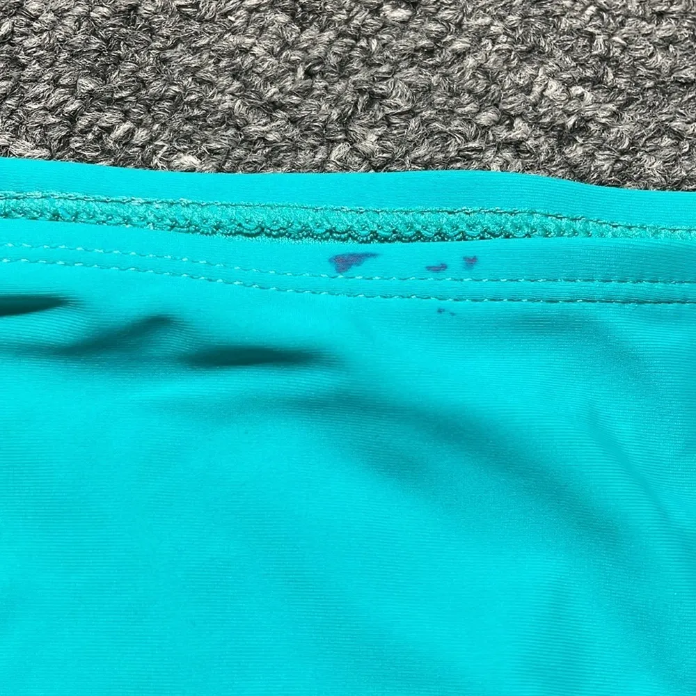 Nwt Arizona swim bottoms green/blue color. Small mark as pictured - Image 2